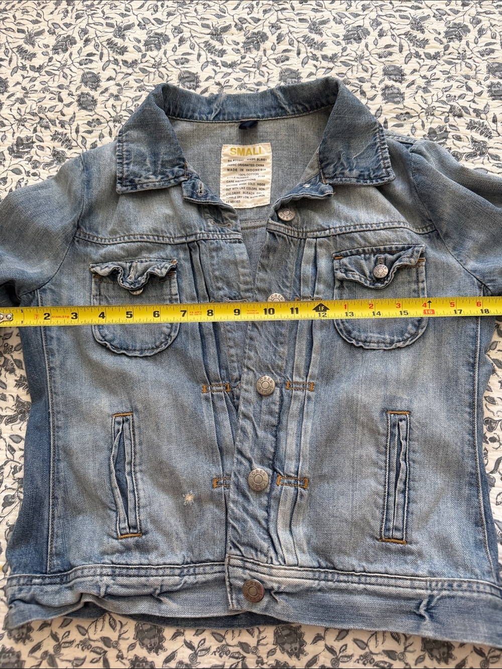 J. Crew Light Wash Denim Jacket - Small - Picture 3 of 7